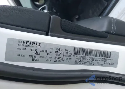 2018 Jeep Grand Cherokee Srt 4X4 from USA, damaged, VIN 1C4RJFDJ9JC424013